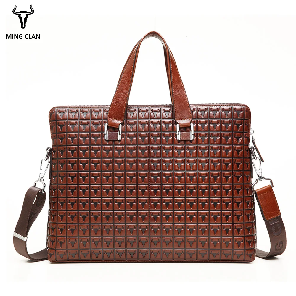 Mingclan Bag Men's Genuine Leather Bag Briefcases Male Business Computer Laptop Bags Print Crossbody Suitcase Office Work Bag
Mingclan Bag Men's Genuine Leather Bag Briefcases Male Business Computer Laptop Bags Print Crossbody Suitcase Office Work Bag