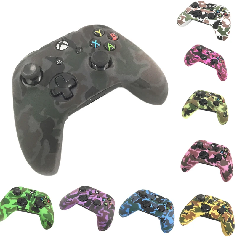 Durable Camouflage Camo Silicone Gel guards Soft sleeve Skin Grip Cover Case Caps For Microsoft Xbox One X One Slim ONES ONE S
Durable Camouflage Camo Silicone Gel guards Soft sleeve Skin Grip Cover Case Caps For Microsoft Xbox One X One Slim ONES ONE S