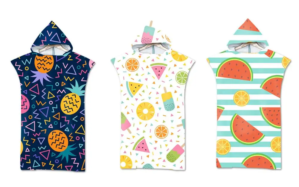 Novelty Gift Fruit Watermelon Pineapple Popsicles Geometric Large Adult Teen's Hooded Poncho Towel Pool Bath Beach Changing Robe
Novelty Gift Fruit Watermelon Pineapple Popsicles Geometric Large Adult Teen's Hooded Poncho Towel Pool Bath Beach Changing Robe