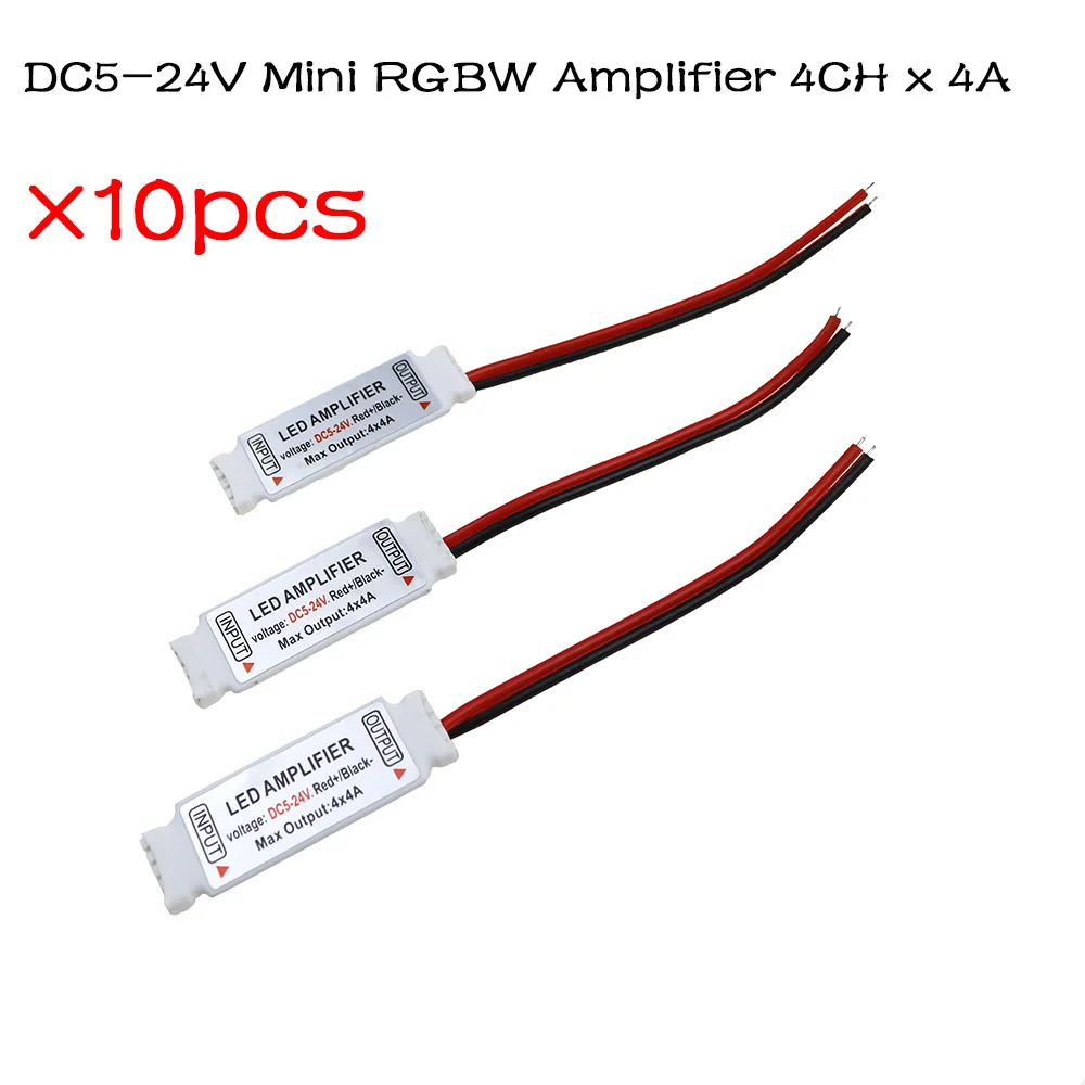 10 шт. ретранслятор сигнала для светодиодной ленты 5050 2835 RGBW|rgbw amplifier|amplifier rgbwled repeater