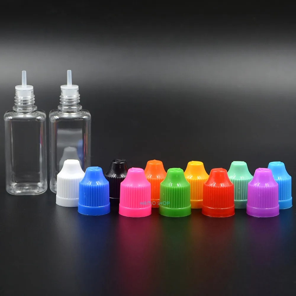 22pcs 30ml Mix 11 Colors Plastic Square Eliquid Bottle with Long Thin Tip Dropper and Childproof Cap PET
22pcs 30ml Mix 11 Colors Plastic Square Eliquid Bottle with Long Thin Tip Dropper and Childproof Cap PET