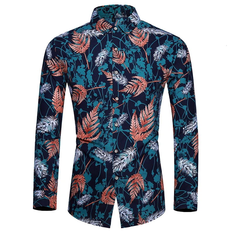 2019 Autumn Flower Printed Men Long Sleeve Shirt Plus Size 5XL 6XL 7XL Male Holiday Party Casual Slim Dress Shirts Chemise Homme
2019 Autumn Flower Printed Men Long Sleeve Shirt Plus Size 5XL 6XL 7XL Male Holiday Party Casual Slim Dress Shirts Chemise Homme