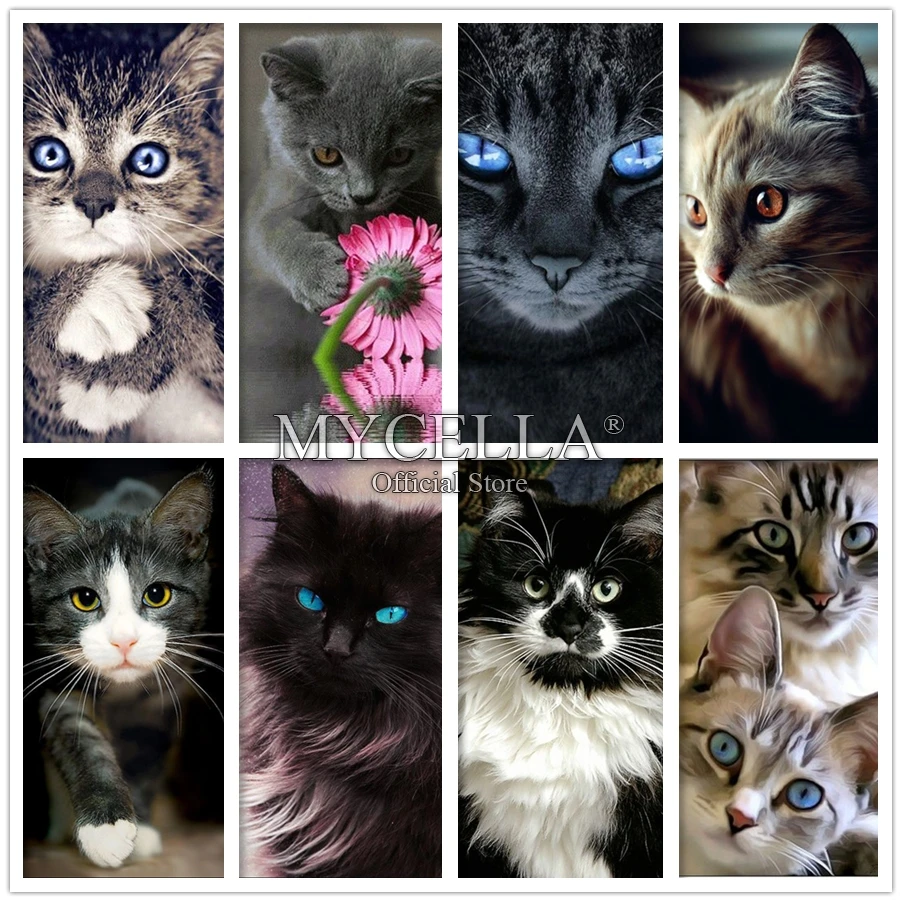 Animals 5D DIY Diamond Painting Cross Stitch Needlework Cat Diamond Painting Full Round Diamond Embroidery Home Decoration
Animals 5D DIY Diamond Painting Cross Stitch Needlework Cat Diamond Painting Full Round Diamond Embroidery Home Decoration