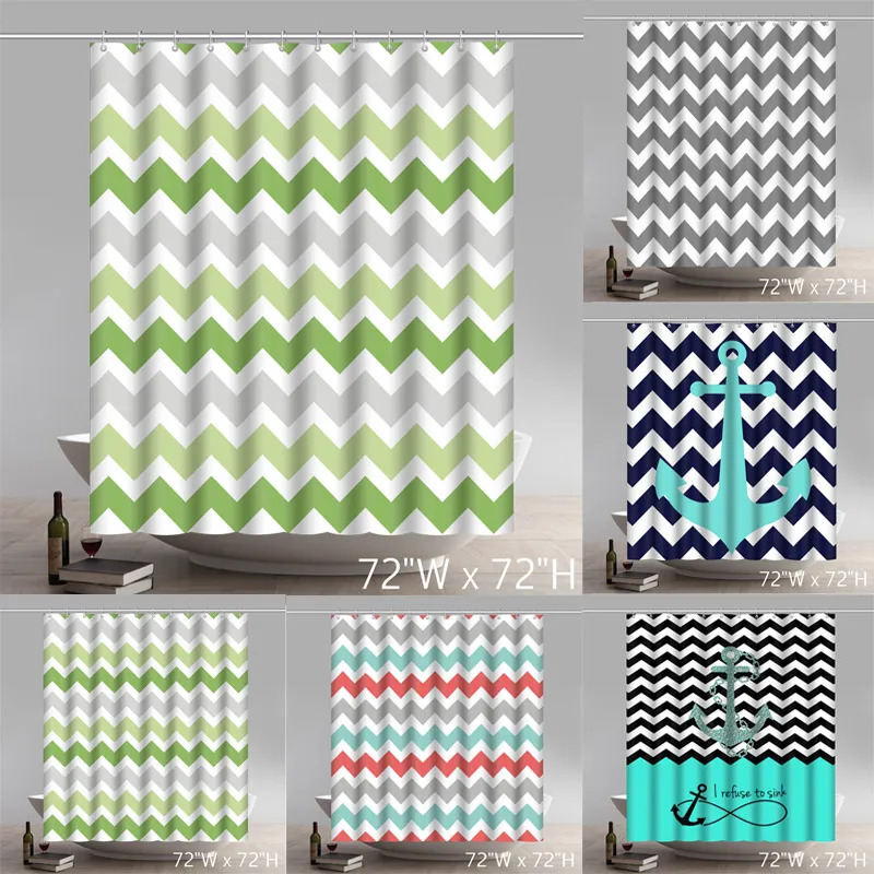 Geometric Lime Green Grey Red Blue Chevron Decorative Fabric Polyester Bathroom Shower Curtain
Geometric Lime Green Grey Red Blue Chevron Decorative Fabric Polyester Bathroom Shower Curtain