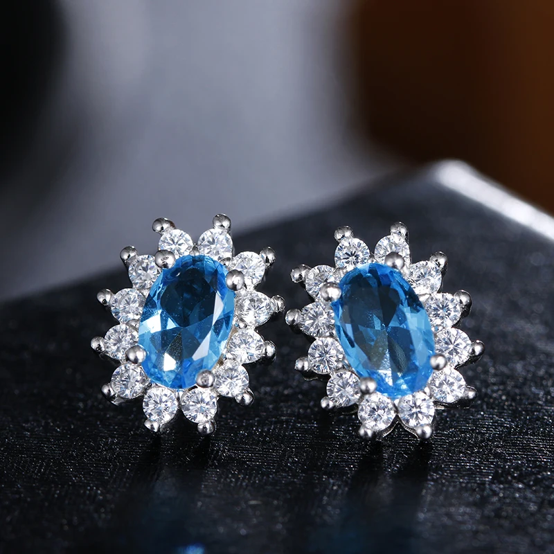100% 925 sterling silver fashion shiny blue crystal snowflake female ladies`stud earrings jewelry gift wholesale promotion
100% 925 sterling silver fashion shiny blue crystal snowflake female ladies`stud earrings jewelry gift wholesale promotion