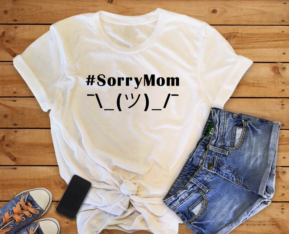 #SORRYMOM simple style funny slogan women fashion tees grunge aesthetic kawaii tops summer cotton tumblr goth new style t shirt
#SORRYMOM simple style funny slogan women fashion tees grunge aesthetic kawaii tops summer cotton tumblr goth new style t shirt