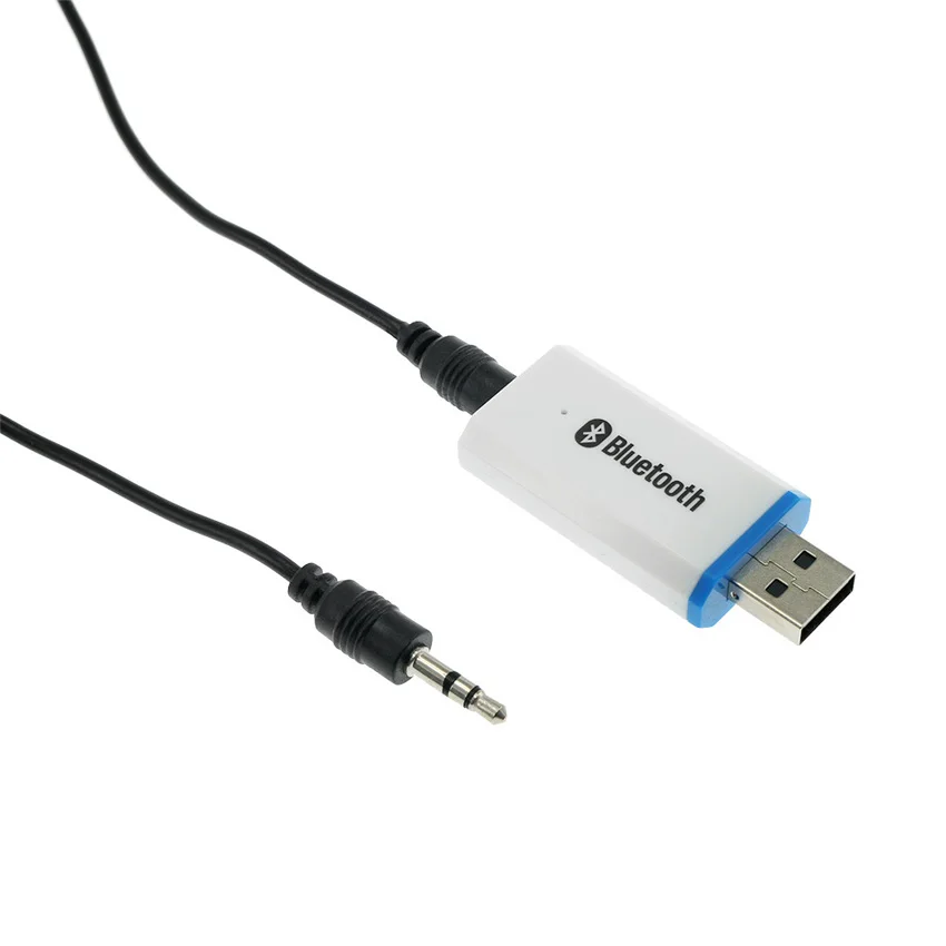 Фото Аудиоприемник Bluetooth со штекером Aux 3 5 мм адаптер музыкального ресивера A2DP USB ключ с