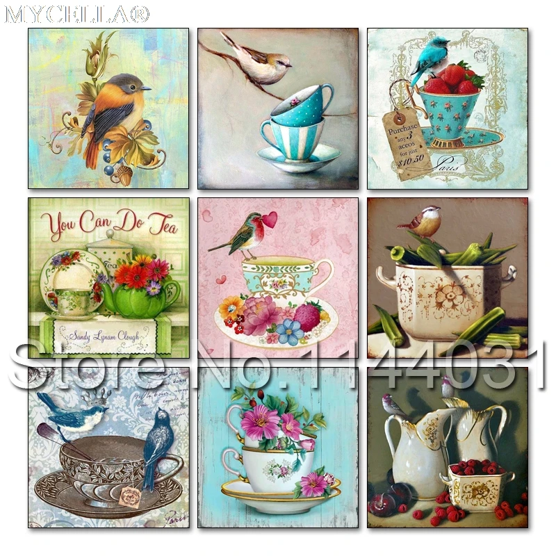 5d Diy Diamond Painting Cross Stitch Birds Cup Stickers Diamond Embroidery Scenery Crystal Full Diamond Mosaic Flower Needlework
5d Diy Diamond Painting Cross Stitch Birds Cup Stickers Diamond Embroidery Scenery Crystal Full Diamond Mosaic Flower Needlework