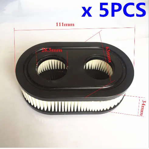 5 шт., газонокосилка, воздушный фильтр ДЛЯ Briggs & Stratton 798452 5432 5432K 593260, запасные части
5 шт., газонокосилка, воздушный фильтр ДЛЯ Briggs & Stratton 798452 5432 5432K 593260, запасные части