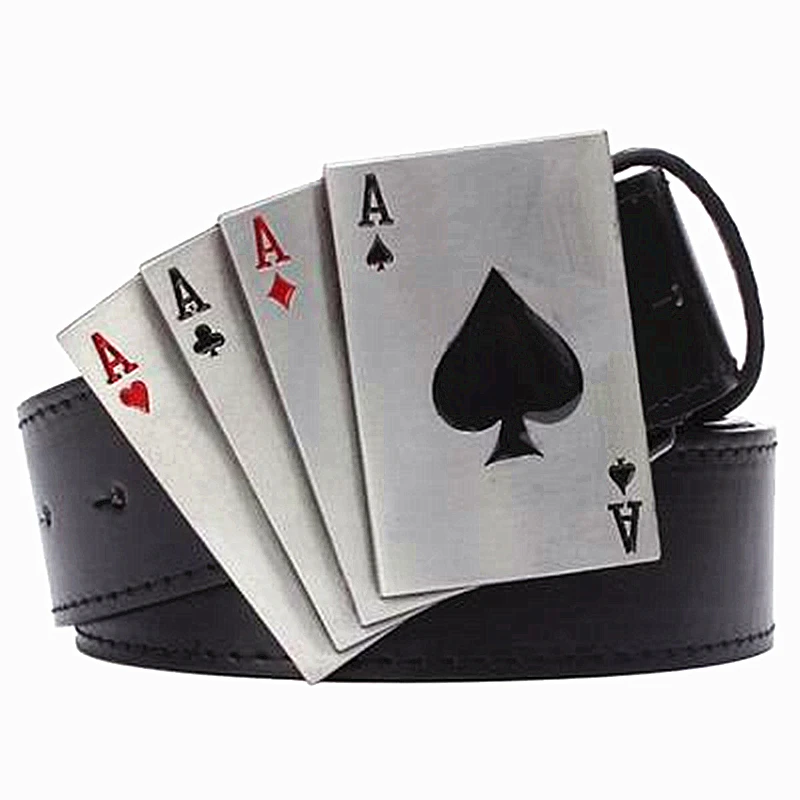 Metal punk belt rock style Lucky Poker gamble metal buckle belts lucky Playing card belt punk Hip hop decorative belt
Metal punk belt rock style Lucky Poker gamble metal buckle belts lucky Playing card belt punk Hip hop decorative belt