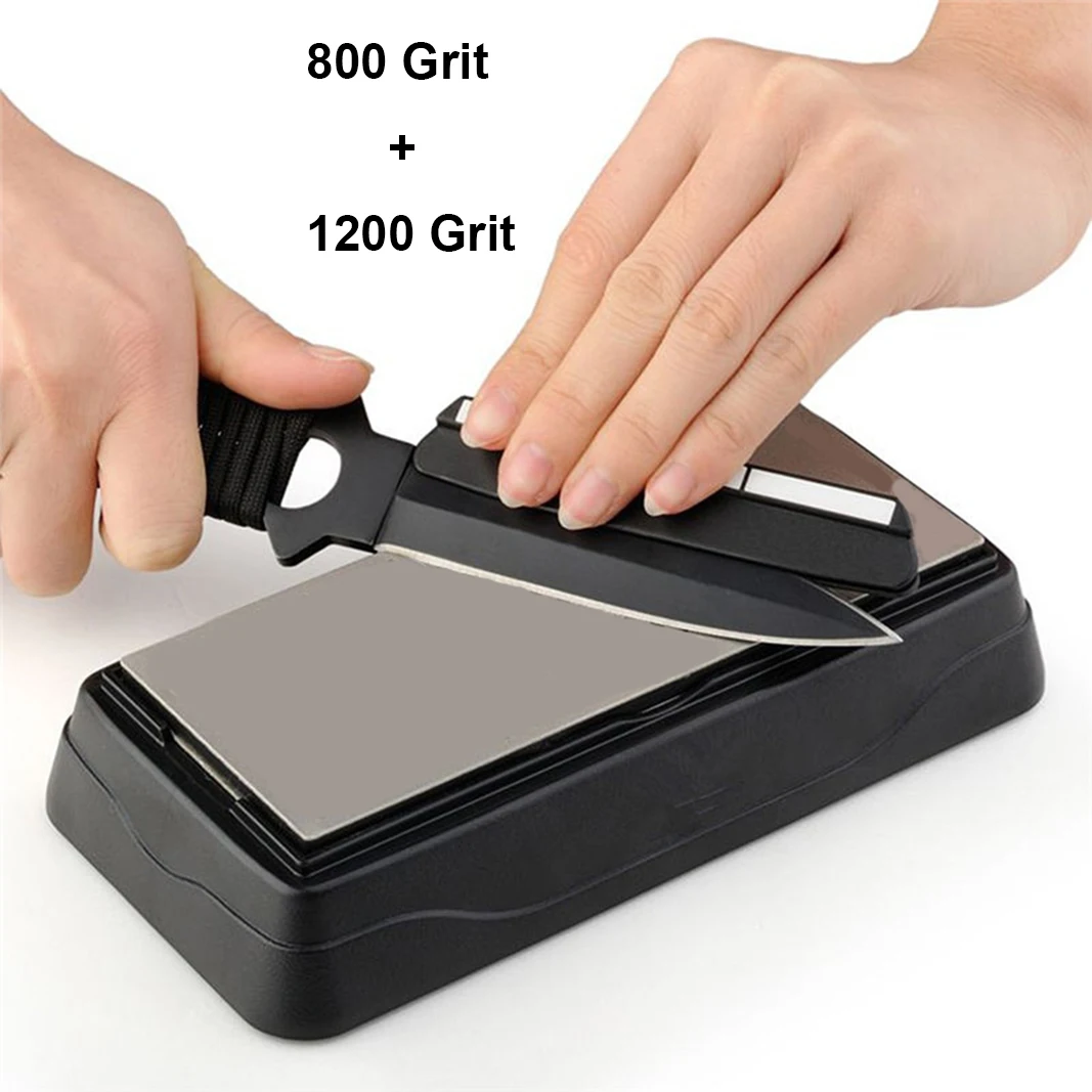 Knife sharpener - diamond whetstone Double side 800/1200 Grit Knife clip 5.98 x 2.4inch
Knife sharpener - diamond whetstone Double side 800/1200 Grit Knife clip 5.98 x 2.4inch