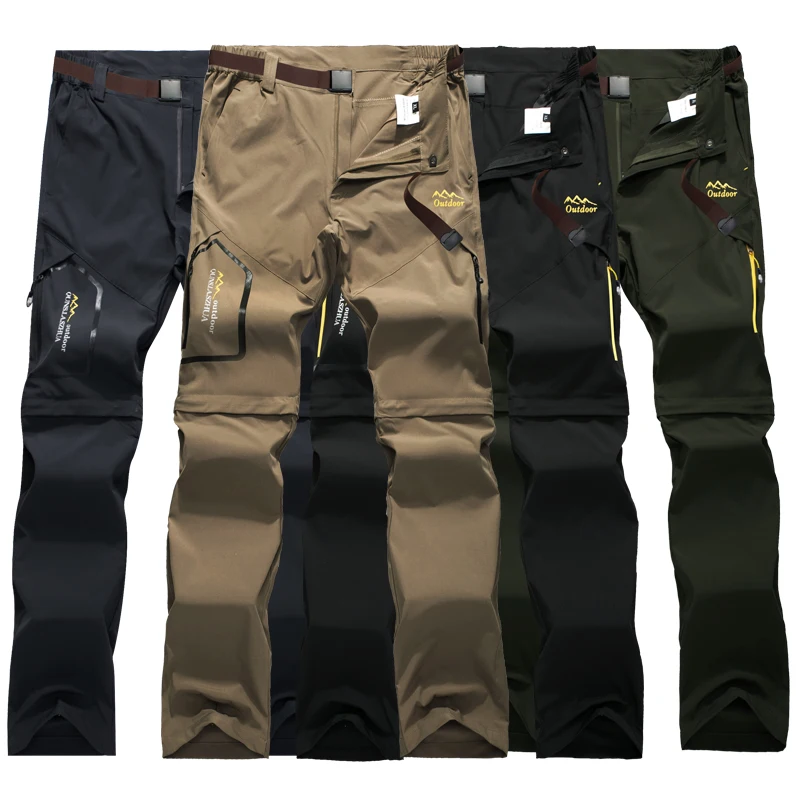 New Outdoor Quick-Dry Stretch Waterproof pants men Removable Hiking Trousers Men Trekking Mountain Climbing Fishing Pants S-6XL
New Outdoor Quick-Dry Stretch Waterproof pants men Removable Hiking Trousers Men Trekking Mountain Climbing Fishing Pants S-6XL