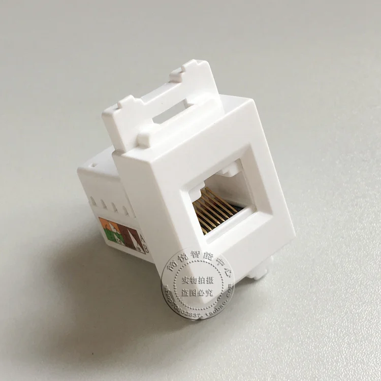 SETO 120 Type RJ45 Cat5E Network Information Module Connector Network Coupler
SETO 120 Type RJ45 Cat5E Network Information Module Connector Network Coupler