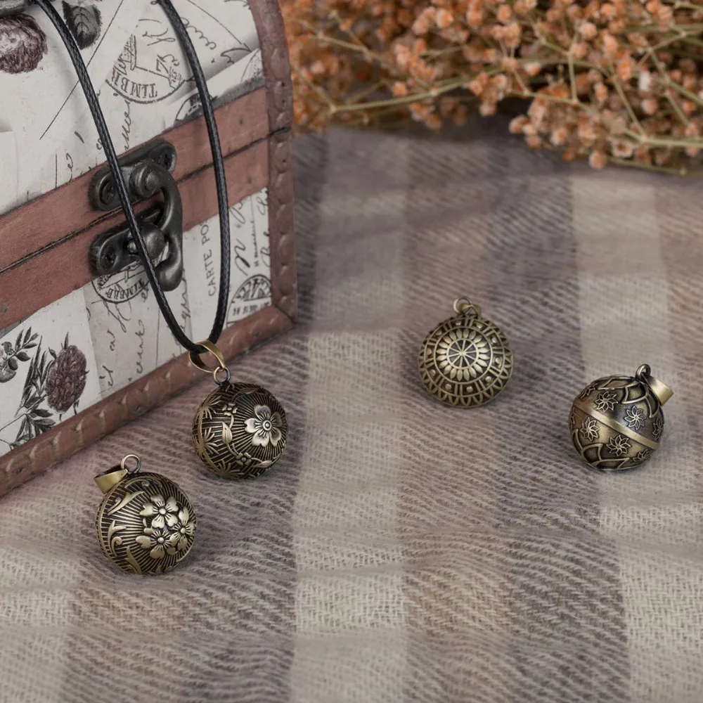 EUDORA 20mm Copper Flowers Ball Harmony Bola Ball Pendant Necklace Chime Balls for Pregnancy Women Baby Vintage Jewelry N14NB342
EUDORA 20mm Copper Flowers Ball Harmony Bola Ball Pendant Necklace Chime Balls for Pregnancy Women Baby Vintage Jewelry N14NB342