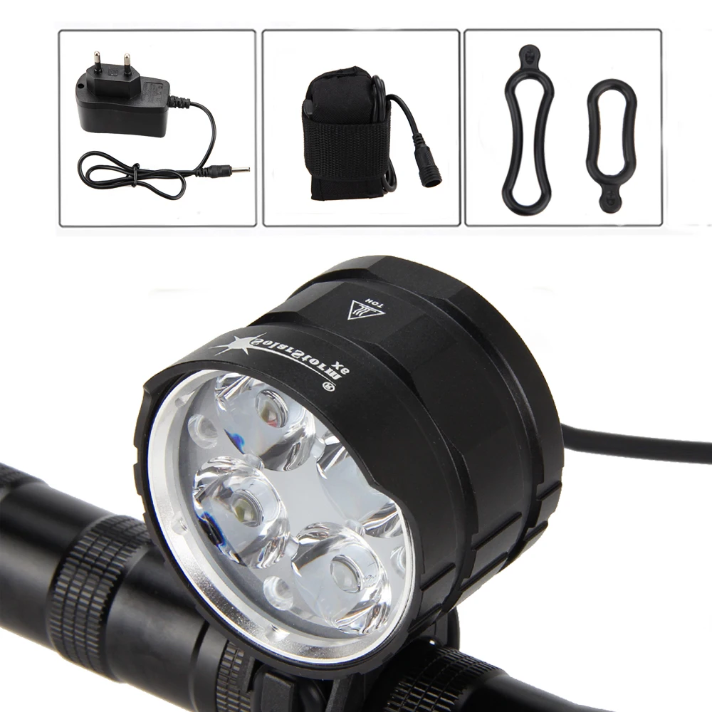 4000LM 4x LED Head Bike Light Torch Front Bicycle Cycling Flashlight Handlamp Headlight+12000mAh 18650 Battery Set
4000LM 4x LED Head Bike Light Torch Front Bicycle Cycling Flashlight Handlamp Headlight+12000mAh 18650 Battery Set