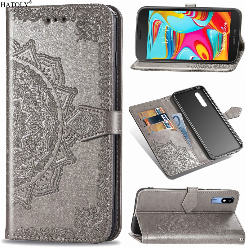 For Cover Samsung Galaxy A2 Core Case Embossed Printed Leather Wallet Flip Cover Silicon Phone Bag Case For Samsung A2 Core A260
For Cover Samsung Galaxy A2 Core Case Embossed Printed Leather Wallet Flip Cover Silicon Phone Bag Case For Samsung A2 Core A260
