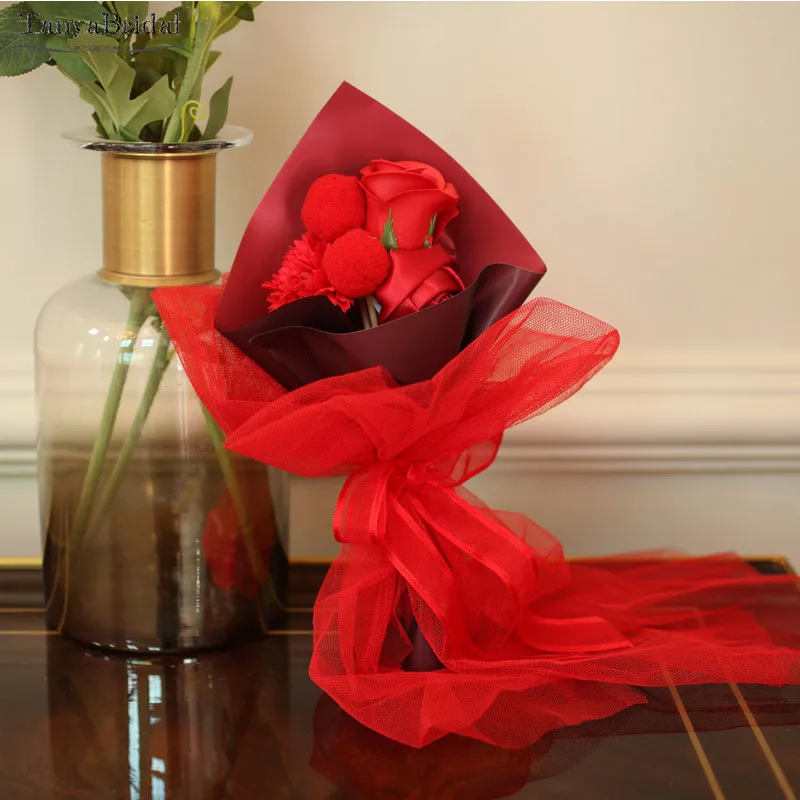Delicate Youthful Wedding Bouquets Pink/Purple/Red Bridal Handhold Flowers Dreamy Lovely Bridesmaid Hand flowers DB001
Delicate Youthful Wedding Bouquets Pink/Purple/Red Bridal Handhold Flowers Dreamy Lovely Bridesmaid Hand flowers DB001