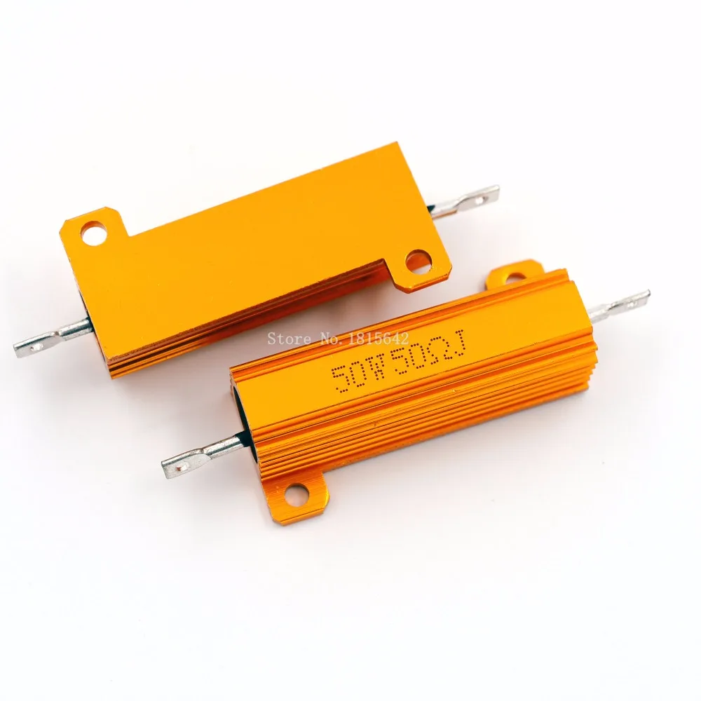 RX24 50W 50R 50RJ Metal Aluminum Case High Power Resistor Golden Metal Shell Case Heatsink Resistance Resistor 50 ohm 50w
RX24 50W 50R 50RJ Metal Aluminum Case High Power Resistor Golden Metal Shell Case Heatsink Resistance Resistor 50 ohm 50w