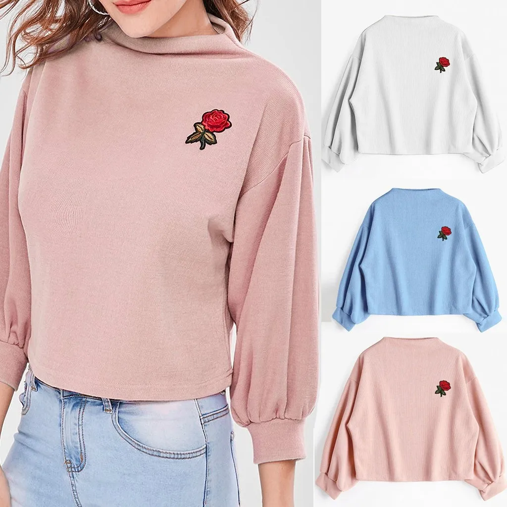 FREE OSTRICH sweater Women Pocket Sleeve Long Sleeve O-Neck Loose Rose Female Keep Warm Sexy Autumn Knit sweater Women
FREE OSTRICH sweater Women Pocket Sleeve Long Sleeve O-Neck Loose Rose Female Keep Warm Sexy Autumn Knit sweater Women
