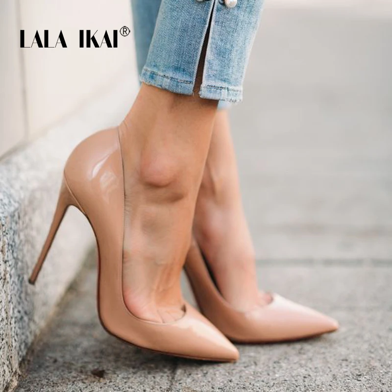 LALA IKAI Women Shallow Pump Basic Sandals Solid Colors Slip On PU High Heels Lady Sandal Femme Fashion Shoes 014C1236 -49
LALA IKAI Women Shallow Pump Basic Sandals Solid Colors Slip On PU High Heels Lady Sandal Femme Fashion Shoes 014C1236 -49
