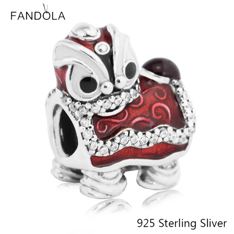 100% Silver Chinese Lion Dance Charm 925 Sterling Fits for Brand Charm DIY Women Bracelets Autumn Jewelry Series
100% Silver Chinese Lion Dance Charm 925 Sterling Fits for Brand Charm DIY Women Bracelets Autumn Jewelry Series