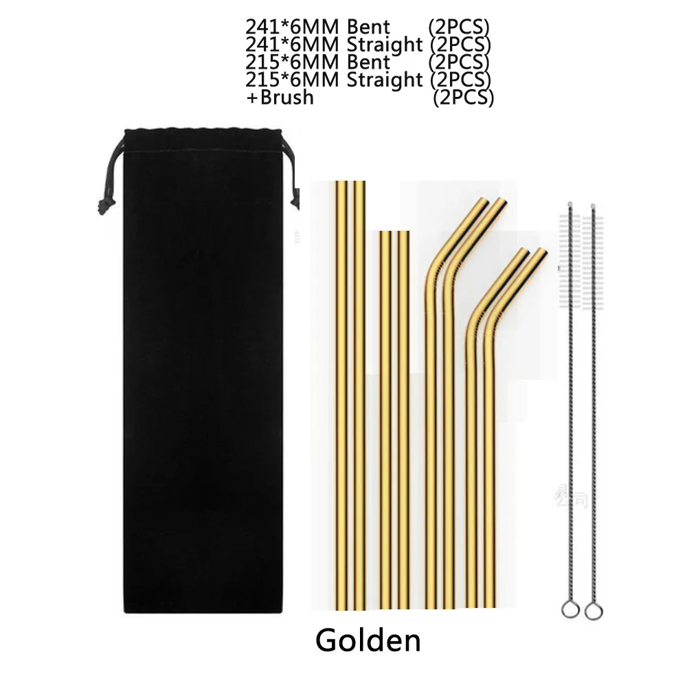 Stainless Steel 8Pcs Straws + 2Pcs Cleaning Brushes Reusable Drinking Straw Cup Straw with Cleaner Brush For Mugs Bar Tools
Stainless Steel 8Pcs Straws + 2Pcs Cleaning Brushes Reusable Drinking Straw Cup Straw with Cleaner Brush For Mugs Bar Tools