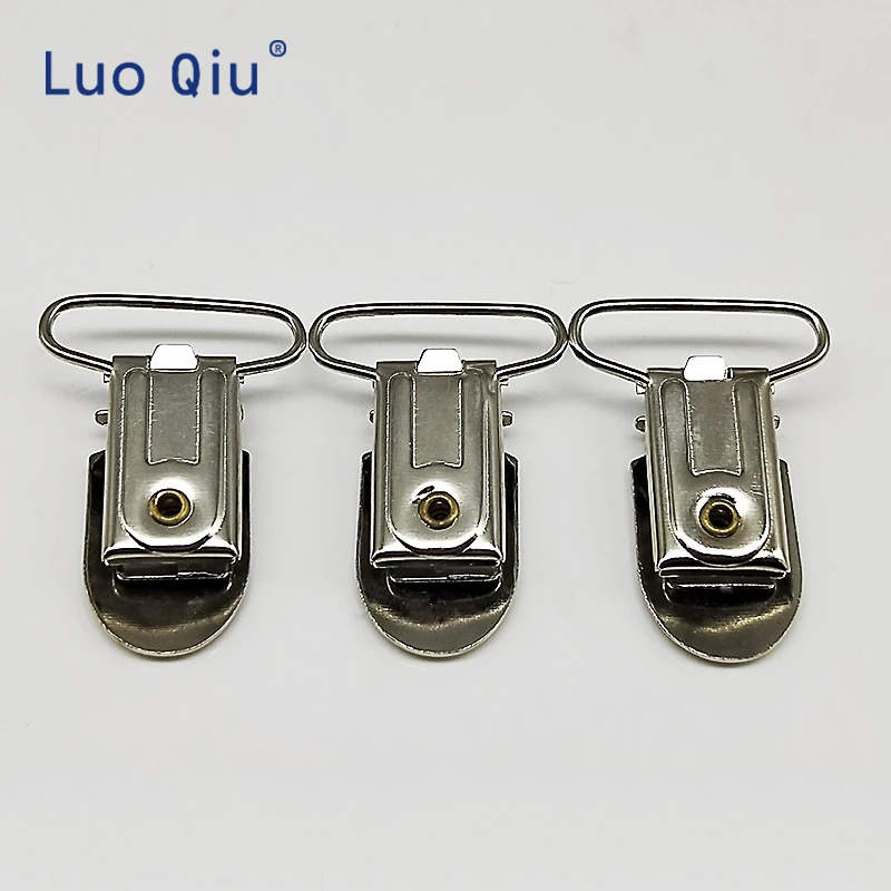 Luo Qiu 5 pcs/lot U shape 39*25mm Suspender Clips for Trousers Garment Clip practical Webbing clip suspender clips
Luo Qiu 5 pcs/lot U shape 39*25mm Suspender Clips for Trousers Garment Clip practical Webbing clip suspender clips