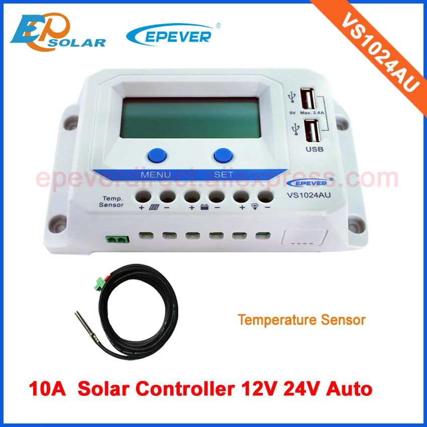 EPEVER/EPsolar factory orginal products VS1024AU with temperature sensor solar system panel controller 10A 10amp
EPEVER/EPsolar factory orginal products VS1024AU with temperature sensor solar system panel controller 10A 10amp
