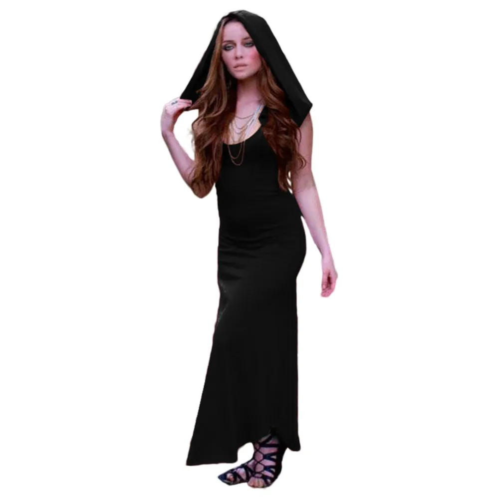 Fashion Retro Black Gothic Girls Women Hood Dress For Ladies Halloween Carnival Costume
Fashion Retro Black Gothic Girls Women Hood Dress For Ladies Halloween Carnival Costume