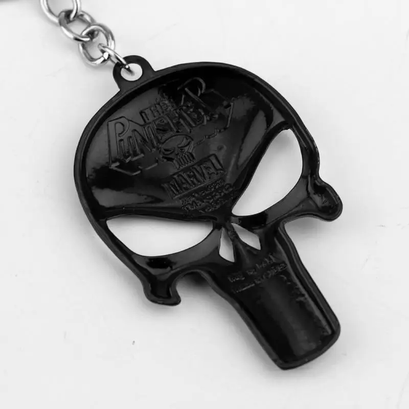 SG Каратель цепочка для ключей с черепом брелок "Скелет" Для мужчин брелки