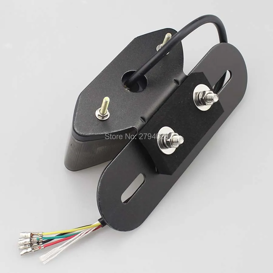 Free Shipping Smoked Universal 12V LED Tail Brake Light with License Plate Holder Fits For Most of Motorcycle Custom Hot Sales
Free Shipping Smoked Universal 12V LED Tail Brake Light with License Plate Holder Fits For Most of Motorcycle Custom Hot Sales