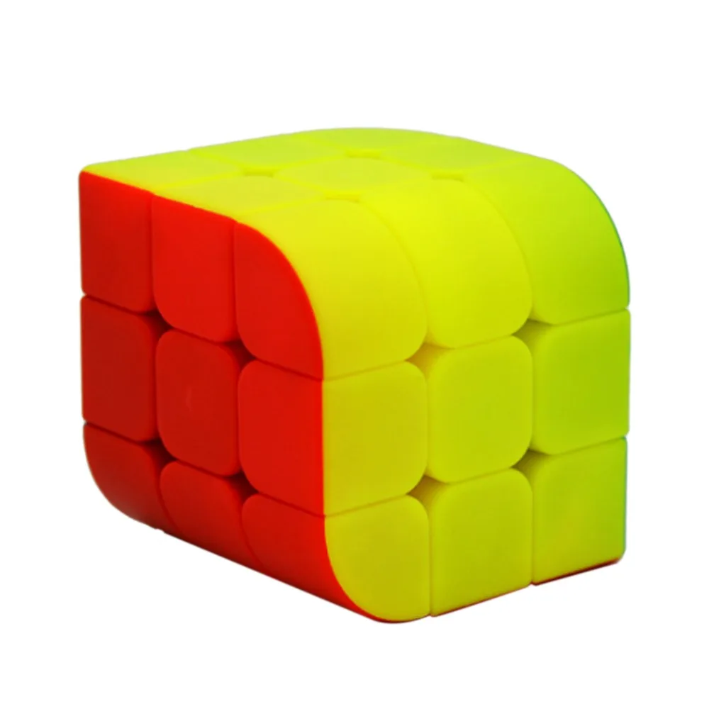 LeFun Trihedron скоростной магический куб головоломка игрушка Stickerless красочные Magico