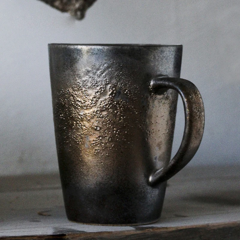300ml Japanese Style Coarse Pottery Coffee Mug Office Teacup Metal Glaze Ceramic Master Tea Cup Creative Vintage Home Decoration
300ml Japanese Style Coarse Pottery Coffee Mug Office Teacup Metal Glaze Ceramic Master Tea Cup Creative Vintage Home Decoration