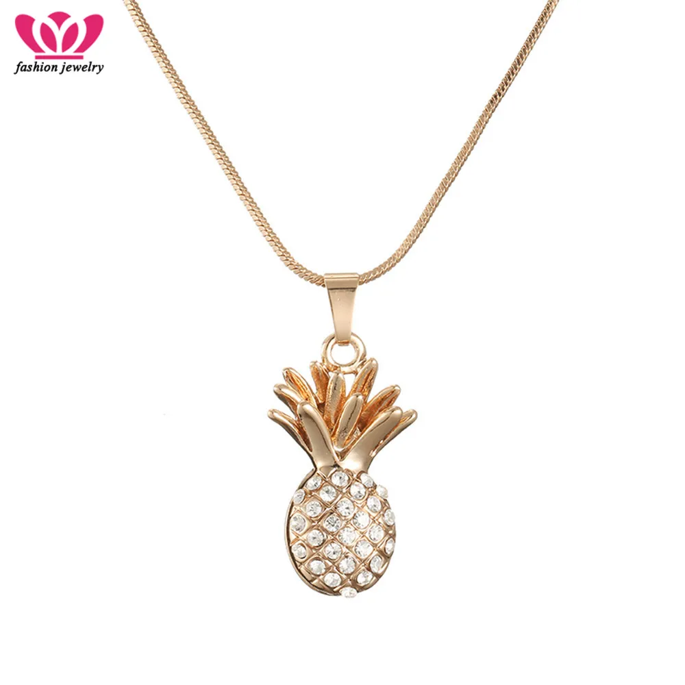 Cute Shiny Crystal Pineapple Choker Necklace Pendant Vintage Fruit Lovely Charms Necklaces For Women Party Gifts Jewelry 2018
Cute Shiny Crystal Pineapple Choker Necklace Pendant Vintage Fruit Lovely Charms Necklaces For Women Party Gifts Jewelry 2018