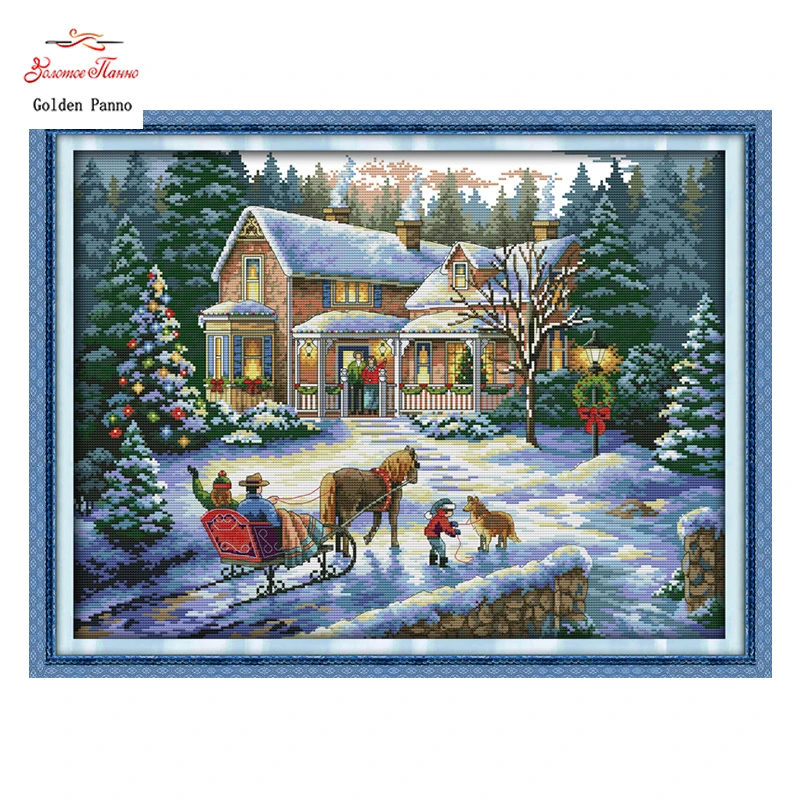 Golden Panno,Needlework,DIY DMC Cross stitch,Sets For Embroidery kit Christmas return home decoration Counted Cross-Stitching24
Golden Panno,Needlework,DIY DMC Cross stitch,Sets For Embroidery kit Christmas return home decoration Counted Cross-Stitching24