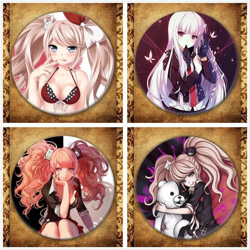 Japanese Anime Danganronpa V3 Trigger Happy Havoc Display Badge Fashion Cartoon Figure monokuma Naegi Makoto Brooch Pin Jewelry
Japanese Anime Danganronpa V3 Trigger Happy Havoc Display Badge Fashion Cartoon Figure monokuma Naegi Makoto Brooch Pin Jewelry