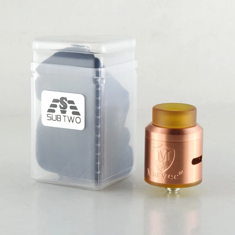 Vaporizer newest Dark Knight RDA filling oil from bottom atomizer 24mm rda for electronic cigarette with PEI material drip tip
Vaporizer newest Dark Knight RDA filling oil from bottom atomizer 24mm rda for electronic cigarette with PEI material drip tip