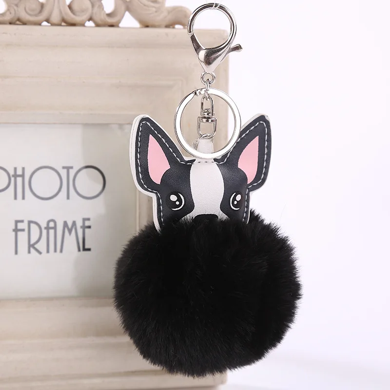 Dog Keychain Funny Sleutelhanger Hond Leer Fluffy Pompom Pu Leather Key Chain Pendant for Key Bag Handbag Purse Charm Sleutel
Dog Keychain Funny Sleutelhanger Hond Leer Fluffy Pompom Pu Leather Key Chain Pendant for Key Bag Handbag Purse Charm Sleutel