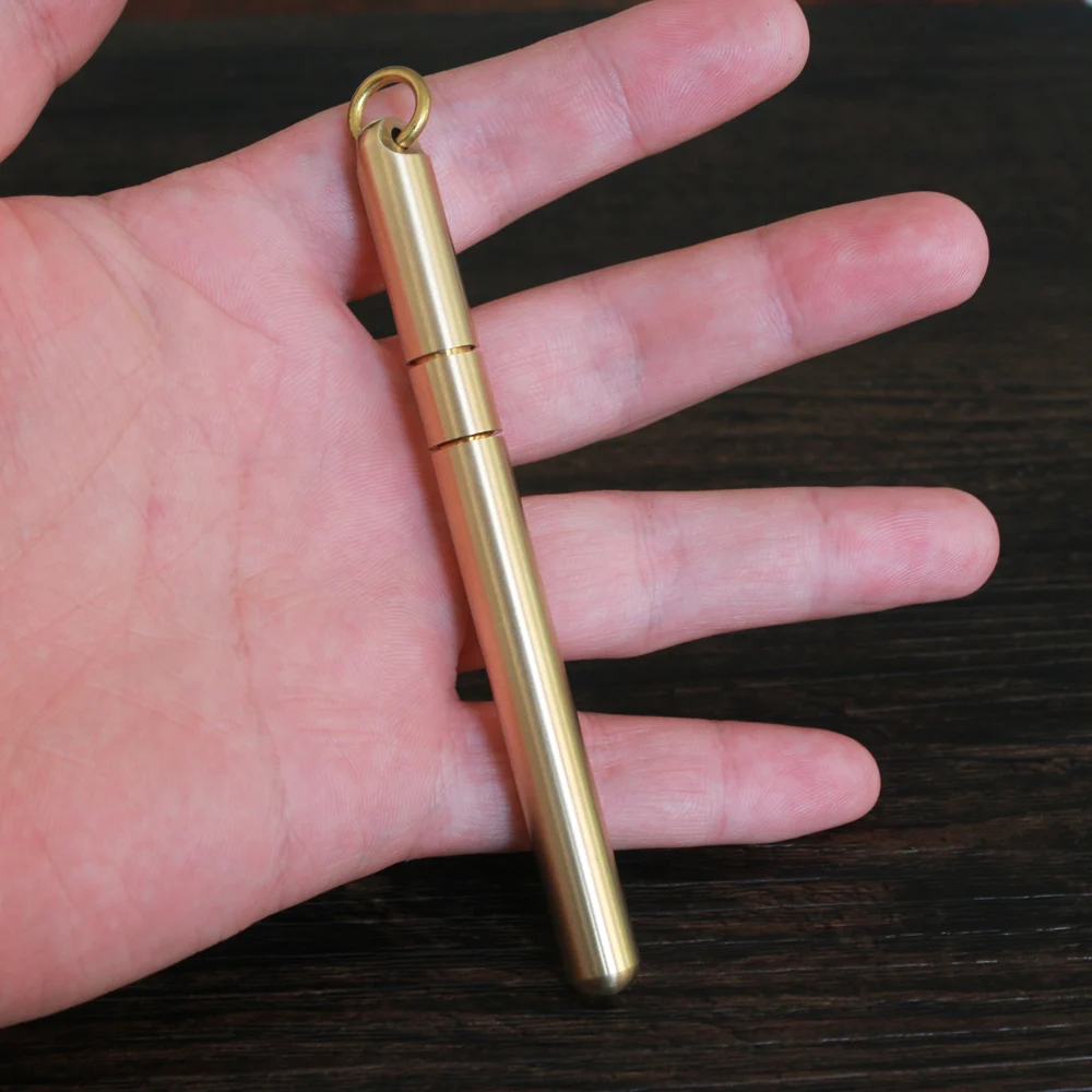 Black Ink Explosion-proof Brass Handmade Signature Pen Retro Pen Pure Copper Pen Neutral Water Pen
Black Ink Explosion-proof Brass Handmade Signature Pen Retro Pen Pure Copper Pen Neutral Water Pen