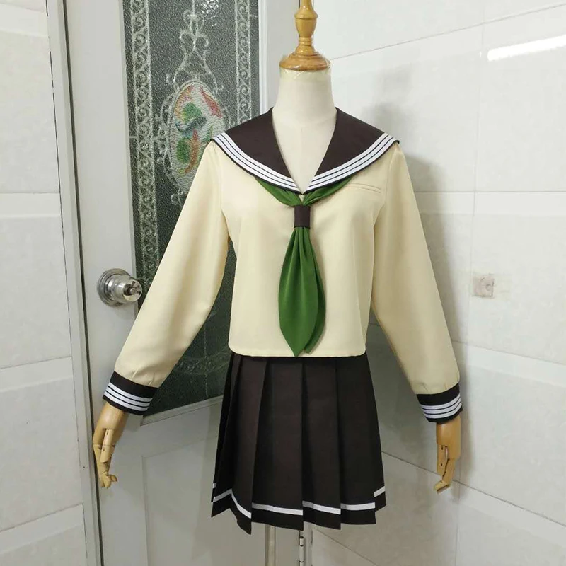 Anime game Dead or Alive zero cosplay Hitomi Halloween party JK School uniform Spring autumn costume top+skirt+tie
Anime game Dead or Alive zero cosplay Hitomi Halloween party JK School uniform Spring autumn costume top+skirt+tie