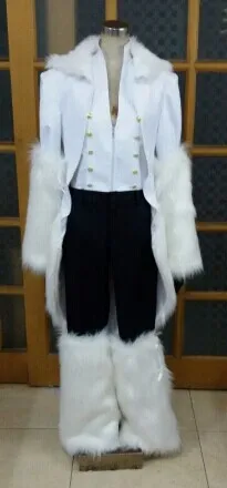 

2016 Bleach The Tercera Espada No.1 Coyote Starrk Resurreccion Form White Kimono Cosplay Costume