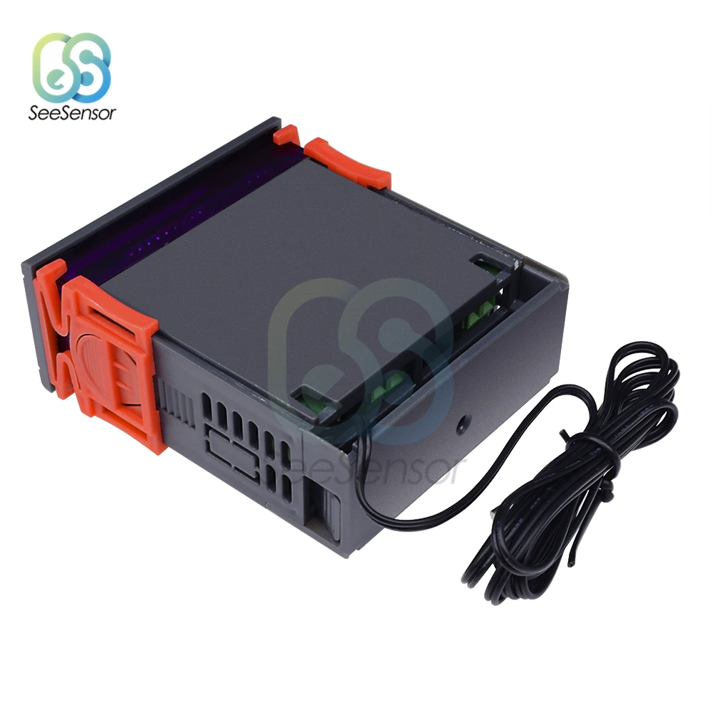 MH1210W 12V 24V 110V 220V Digital Temperature Controller Thermostat Regulator Heat Cool Control -50~110 Celsius NTC Sensor
MH1210W 12V 24V 110V 220V Digital Temperature Controller Thermostat Regulator Heat Cool Control -50~110 Celsius NTC Sensor