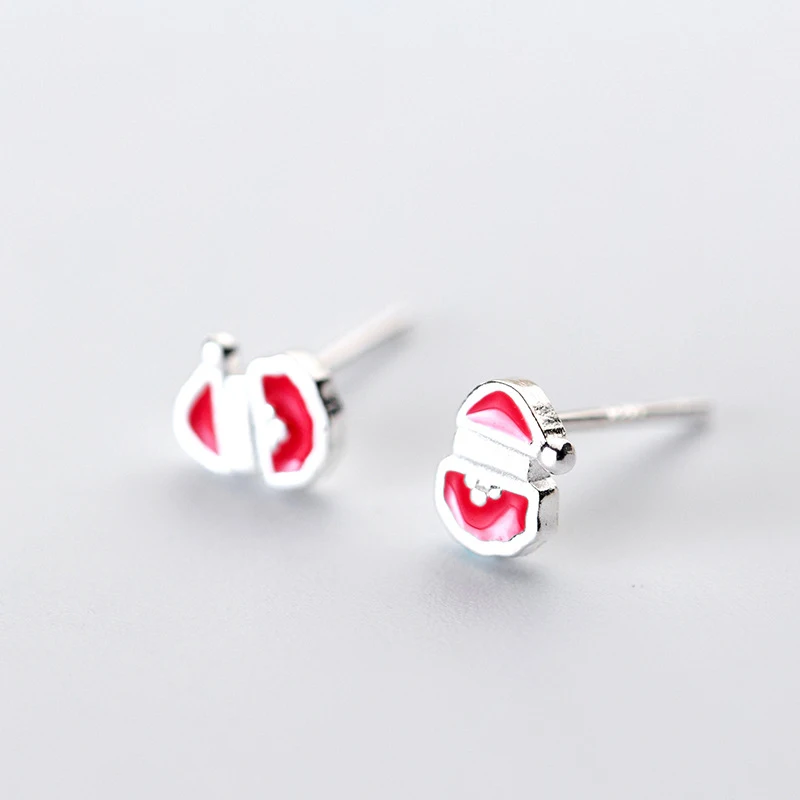 MloveAcc Hot Sale Real 925 Sterling Silver Earrings for Women Cute Red Chic Christmas Santa Claus Stud Earrings Jewelry
MloveAcc Hot Sale Real 925 Sterling Silver Earrings for Women Cute Red Chic Christmas Santa Claus Stud Earrings Jewelry