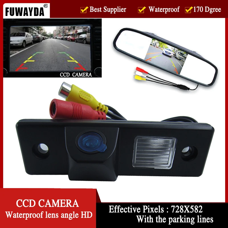 FUWAYDA CCD Car Rear View Camera for CHEVROLET Epica Lova Aveo Captiva Cruze Matis Lacetti , 4.3 Inch Rear view Mirror Monitor
FUWAYDA CCD Car Rear View Camera for CHEVROLET Epica Lova Aveo Captiva Cruze Matis Lacetti , 4.3 Inch Rear view Mirror Monitor