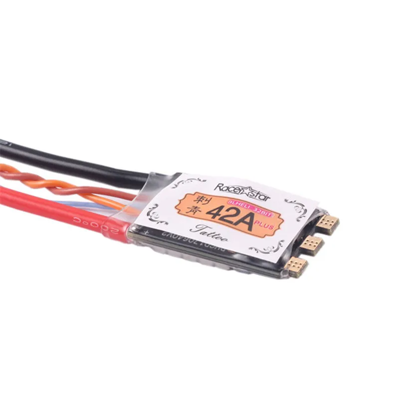 Racerstar тату + 42a blheli_32 72 мГц gd32f150 2-5 s ESC dshot1200 готов ток Сенсор LED телеметрии для RC
