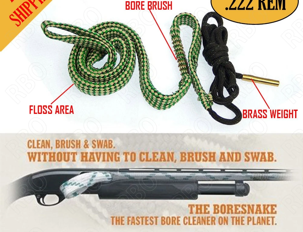 Спарта Airgun Rifle Cleaner Cleaning Gun Brush .177 штангенциркуль охотничий 24009 M8451 | Спорт и