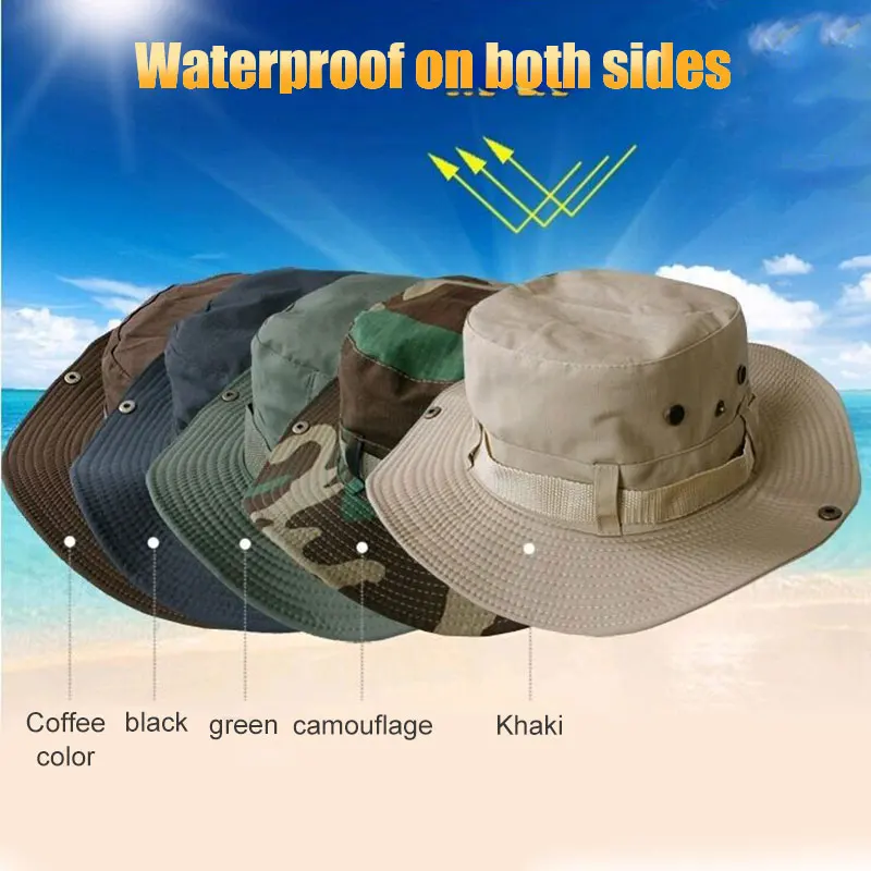 Men Women Sun Hat Visor Cap Wide Brim for Summer Outdoor Climbing Fishing Fisherman MC889
Men Women Sun Hat Visor Cap Wide Brim for Summer Outdoor Climbing Fishing Fisherman MC889