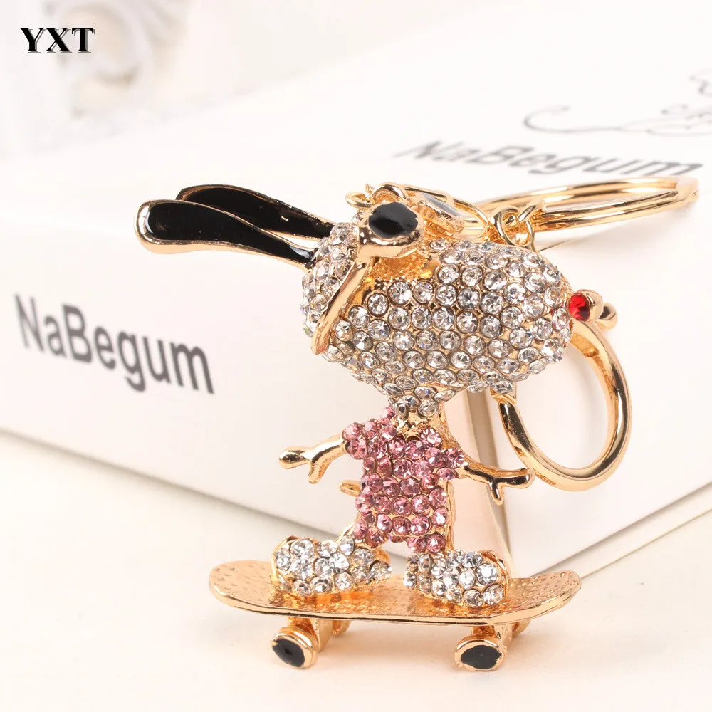 Skateboard Dog Sunglasses Lovely Charm Pendant Crystal Cute Purse Bag Keyring Car Key Chain Nice Gift For Best Friend Club
Skateboard Dog Sunglasses Lovely Charm Pendant Crystal Cute Purse Bag Keyring Car Key Chain Nice Gift For Best Friend Club