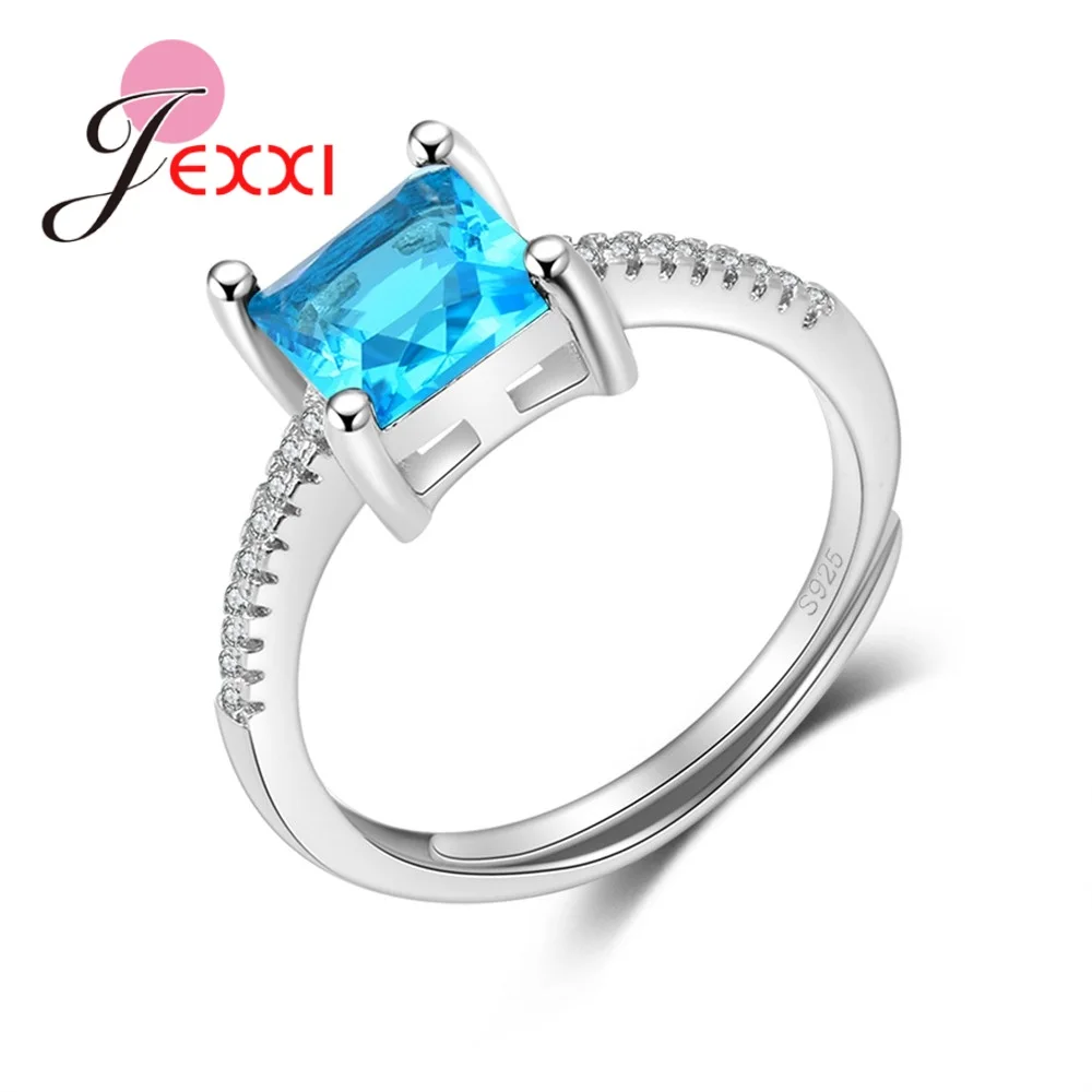 New Arrival Clear Square Cubic Zirconia Adjustable Size 925 Sterling Silver Rings For Women Fashion Jewelry Accessory
New Arrival Clear Square Cubic Zirconia Adjustable Size 925 Sterling Silver Rings For Women Fashion Jewelry Accessory