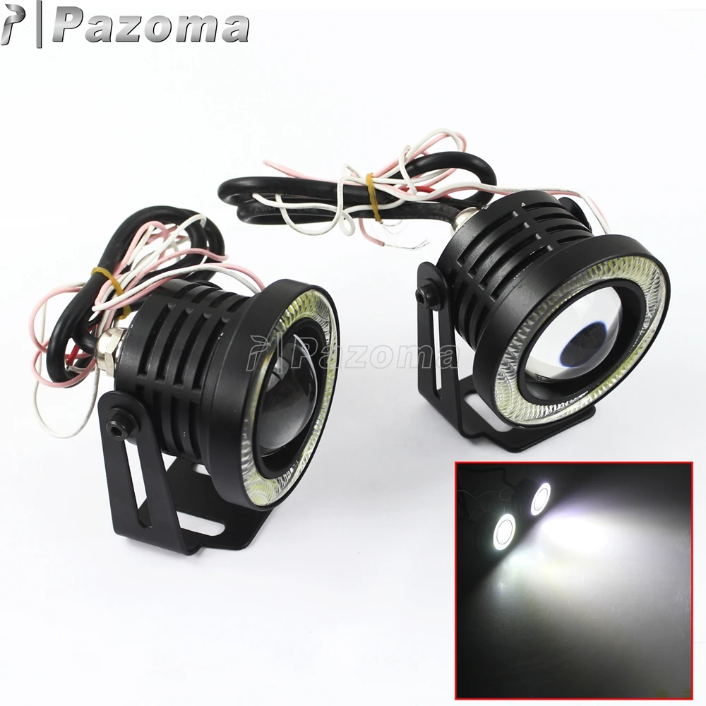 Фара для мотоцикла Angel Eye, светодиодная противотуманная фара для Honda, Yamaha, Suzuki, Kawasaki
Фара для мотоцикла Angel Eye, светодиодная противотуманная фара для Honda, Yamaha, Suzuki, Kawasaki